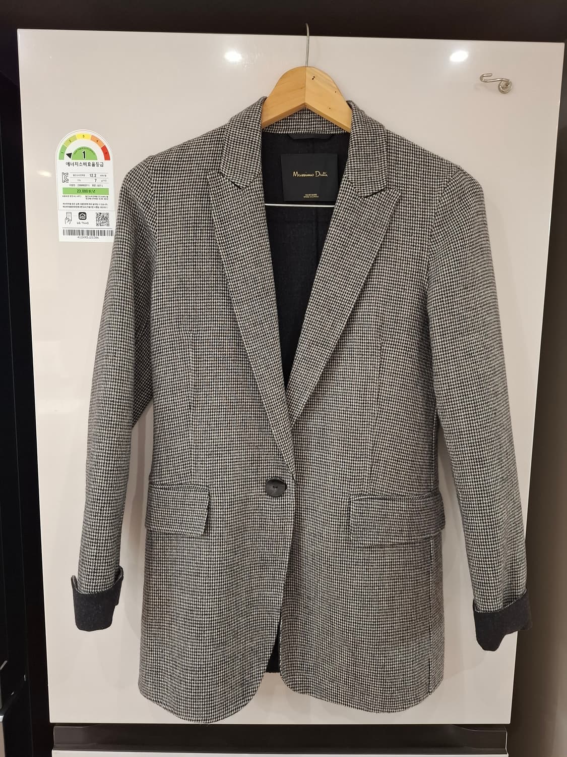 마시모뚜띠 34 체크 블레이저  상품이미지1