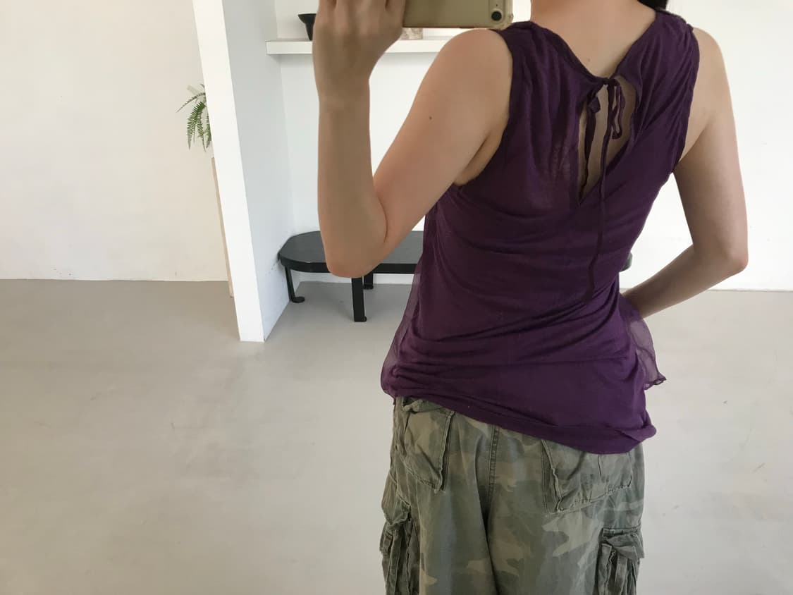 vintage purple sleeveless 상품이미지5