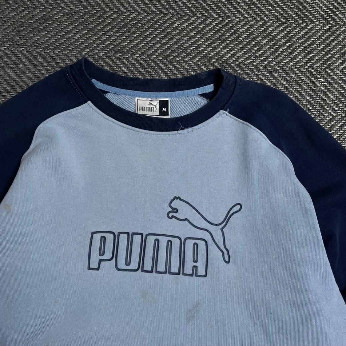 00s 푸마 올드스쿨 배색 박시핏 스웻 맨투맨o 5381 상품이미지4