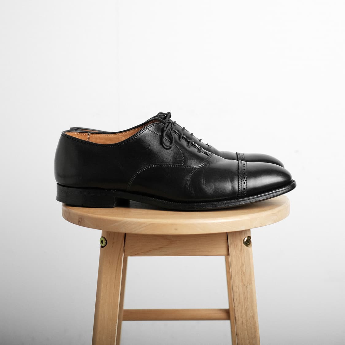 알든 901 10.5D(285사이즈) 블랙 카프 스트레이트팁 옥스포드 상품이미지7