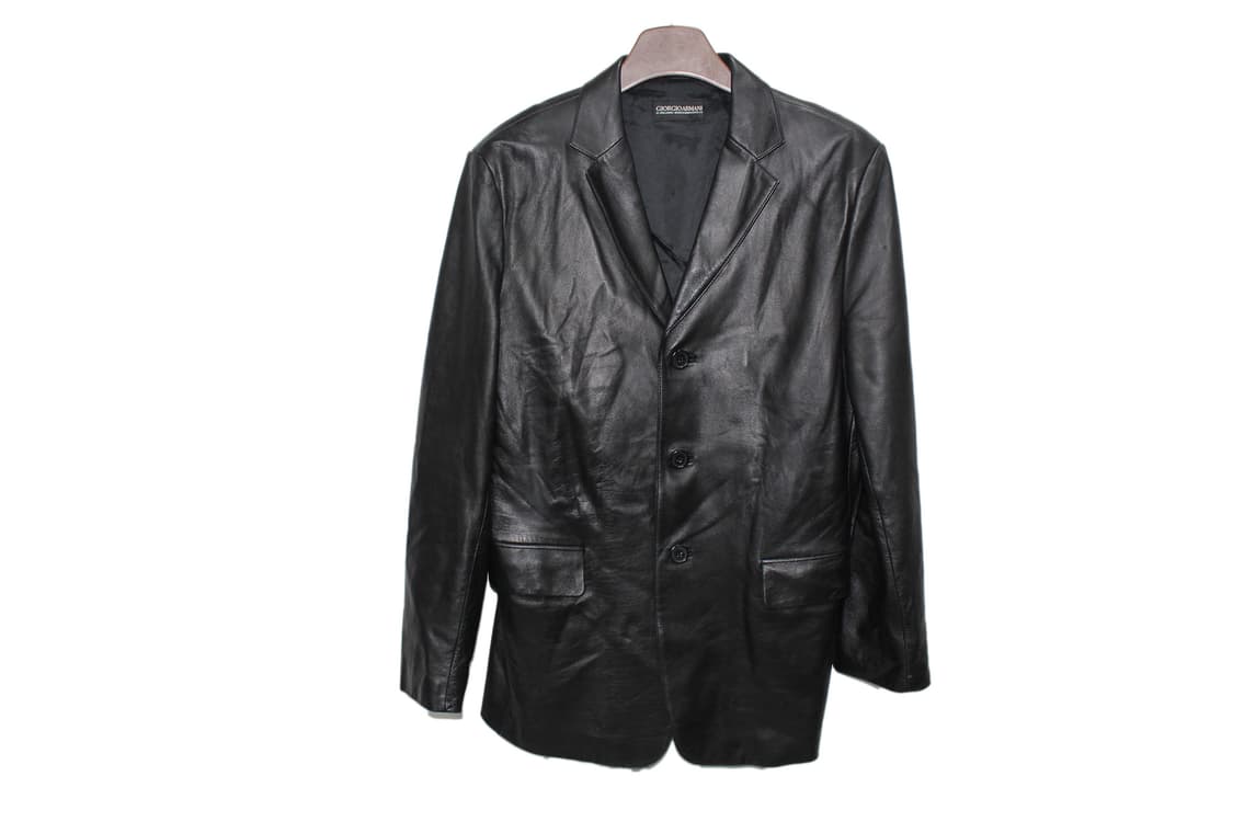 Giorgio Armani Lambskin Leather Blazer 상품이미지6