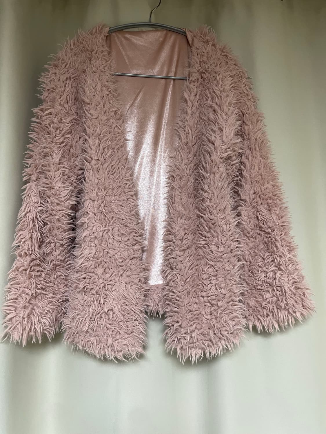 빈티지 핑크 퍼가디건 상품이미지1