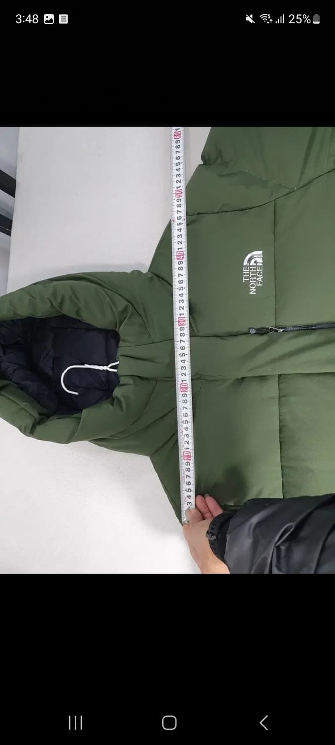 노스페이스 롱패딩 카키 L 상품이미지5