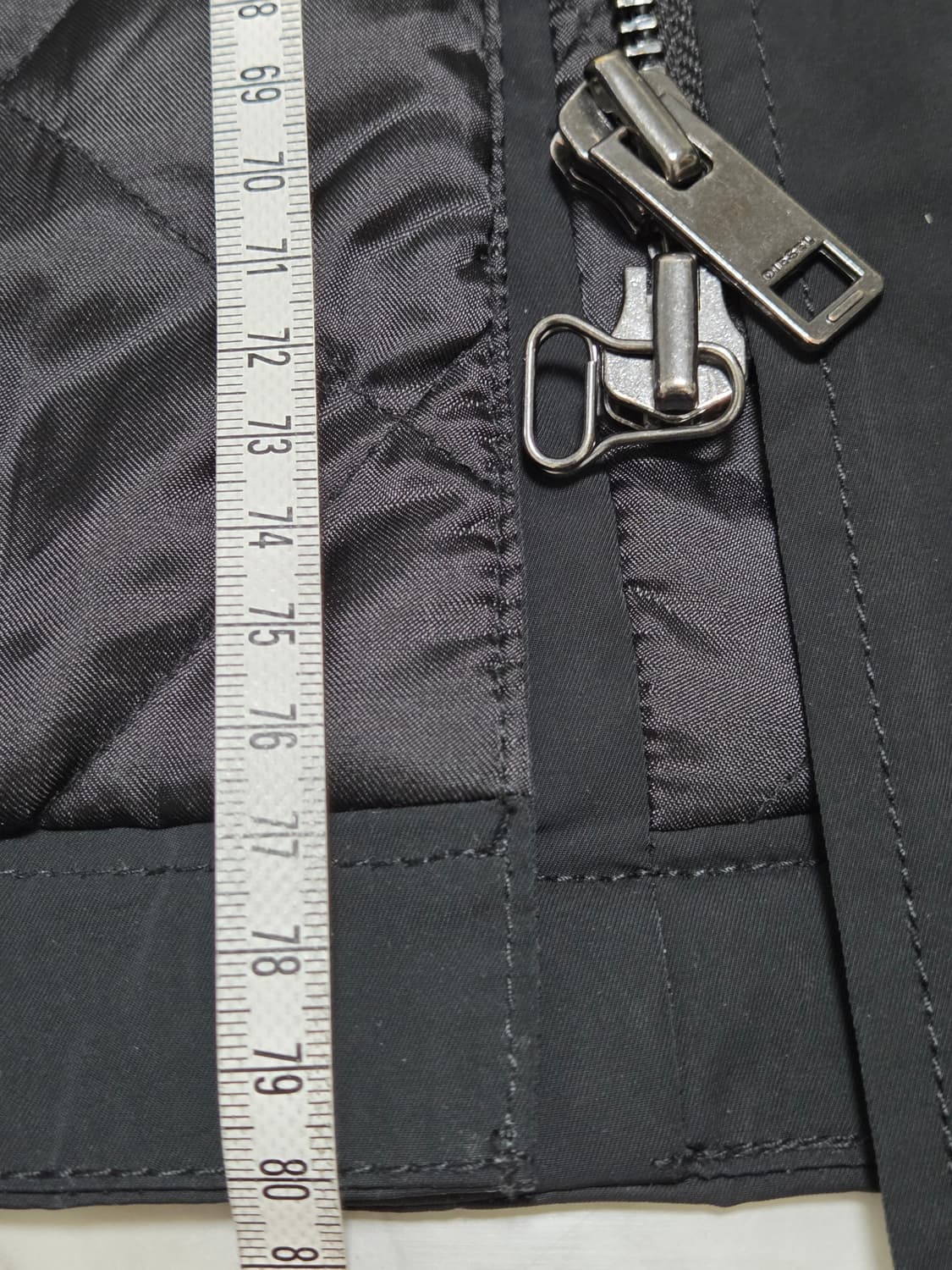 디젤 신술레이트 레더포켓 롱 항공자켓  상품이미지10