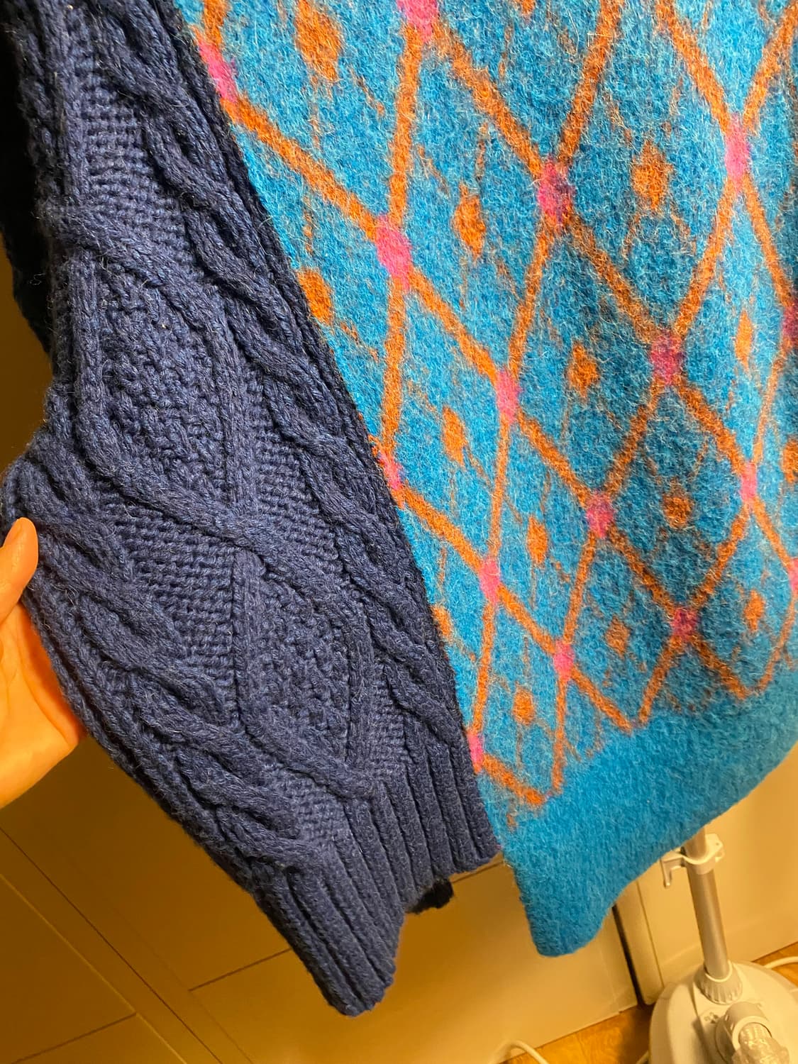 SJYP 언발란스 니트 가디건 S 상품이미지8