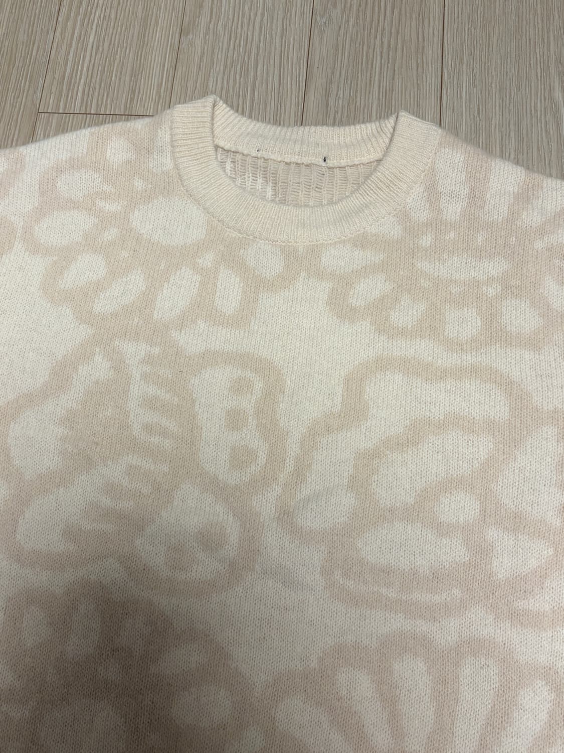 유니클로 마리메꼬 램스울 크루넥 스웨터 S 상품이미지3