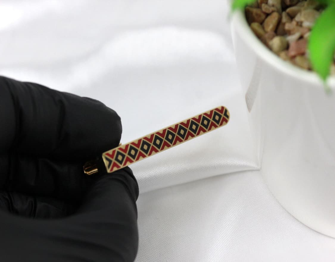 입생로랑 A등급 5.1cm 남자 명품 넥타이핀 상품이미지4