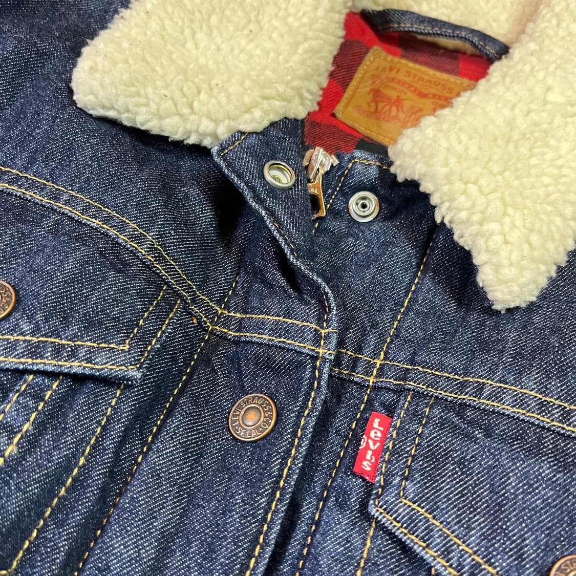 리바이스 다운 누빔 쉐르파 데님자켓 상품이미지2