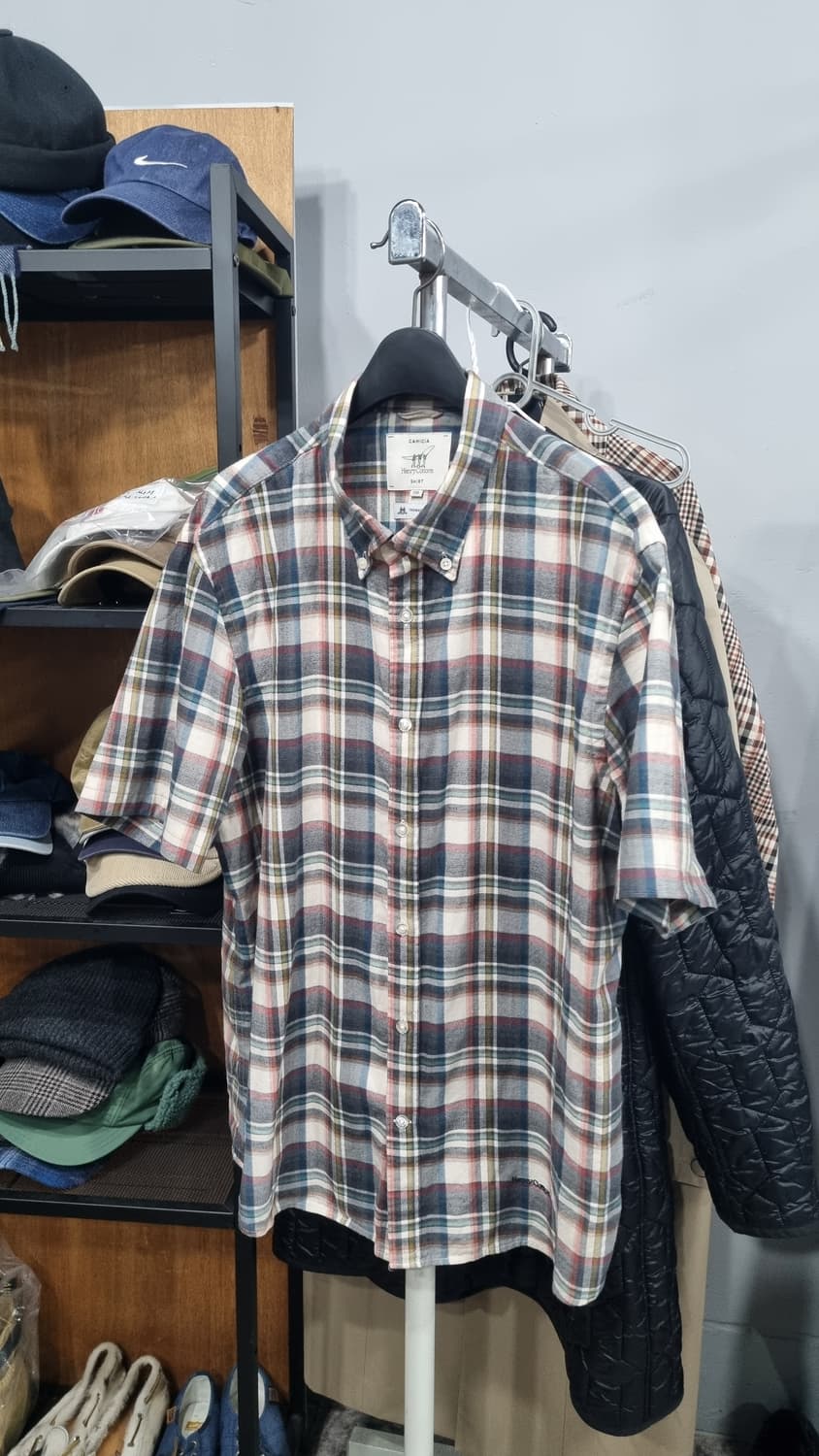 kolon) 헨리코튼 여름셔츠 낙낙105~110 상태10/8 상품이미지1