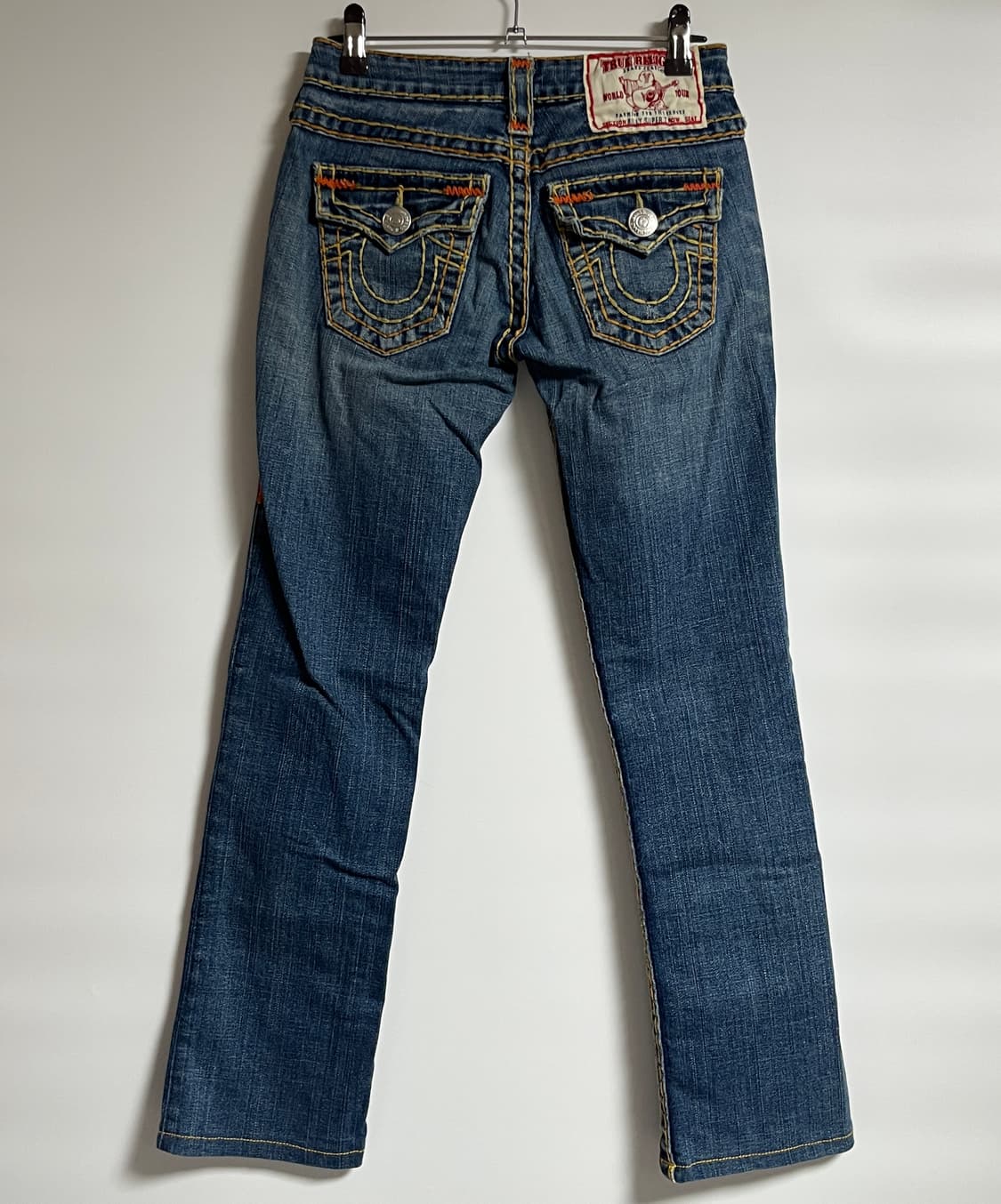 트루릴리전 세미부츠컷 플레어진 데님 팬츠 청바지 25 상품이미지5