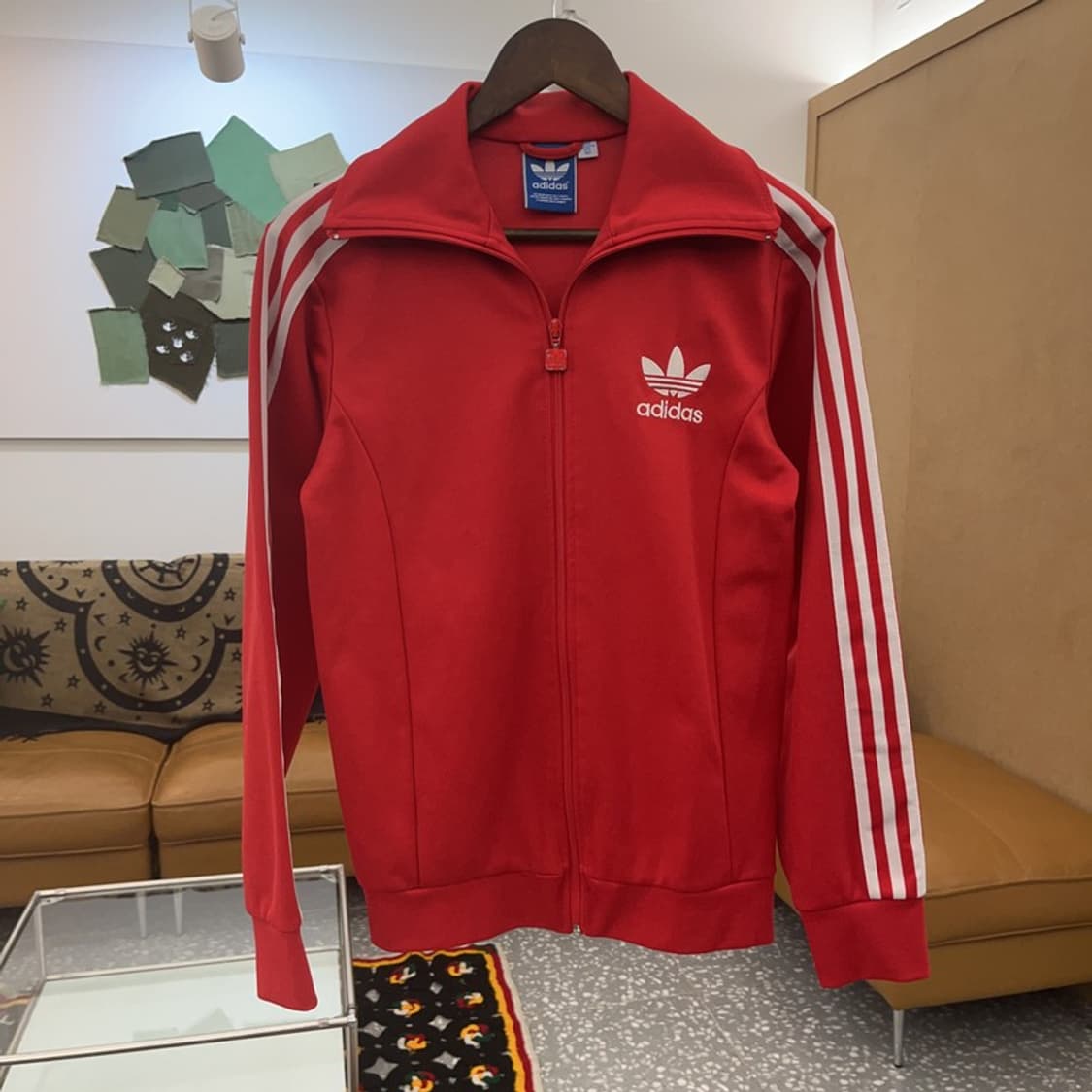 아디다스 유로파 레트로 레드 져지 집업 90 C07759 상품이미지3