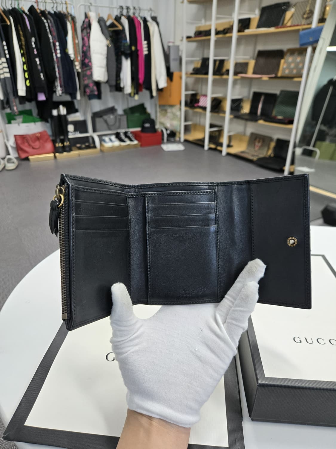 [A급컨디션]구찌 마몬트 삼단지갑 상품이미지5