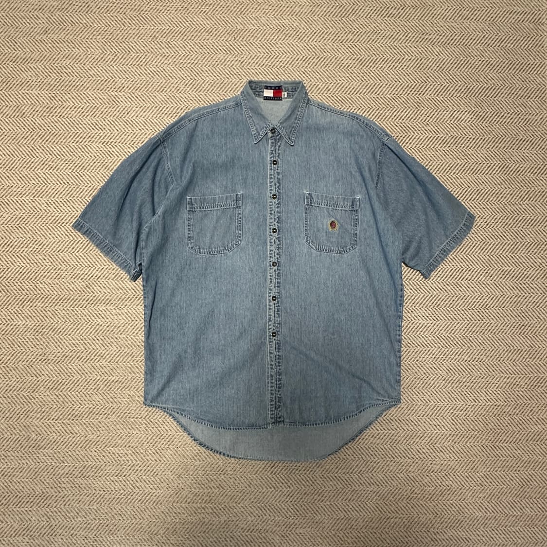 TOMMY HILFIGER 90's denim shirt 상품이미지1