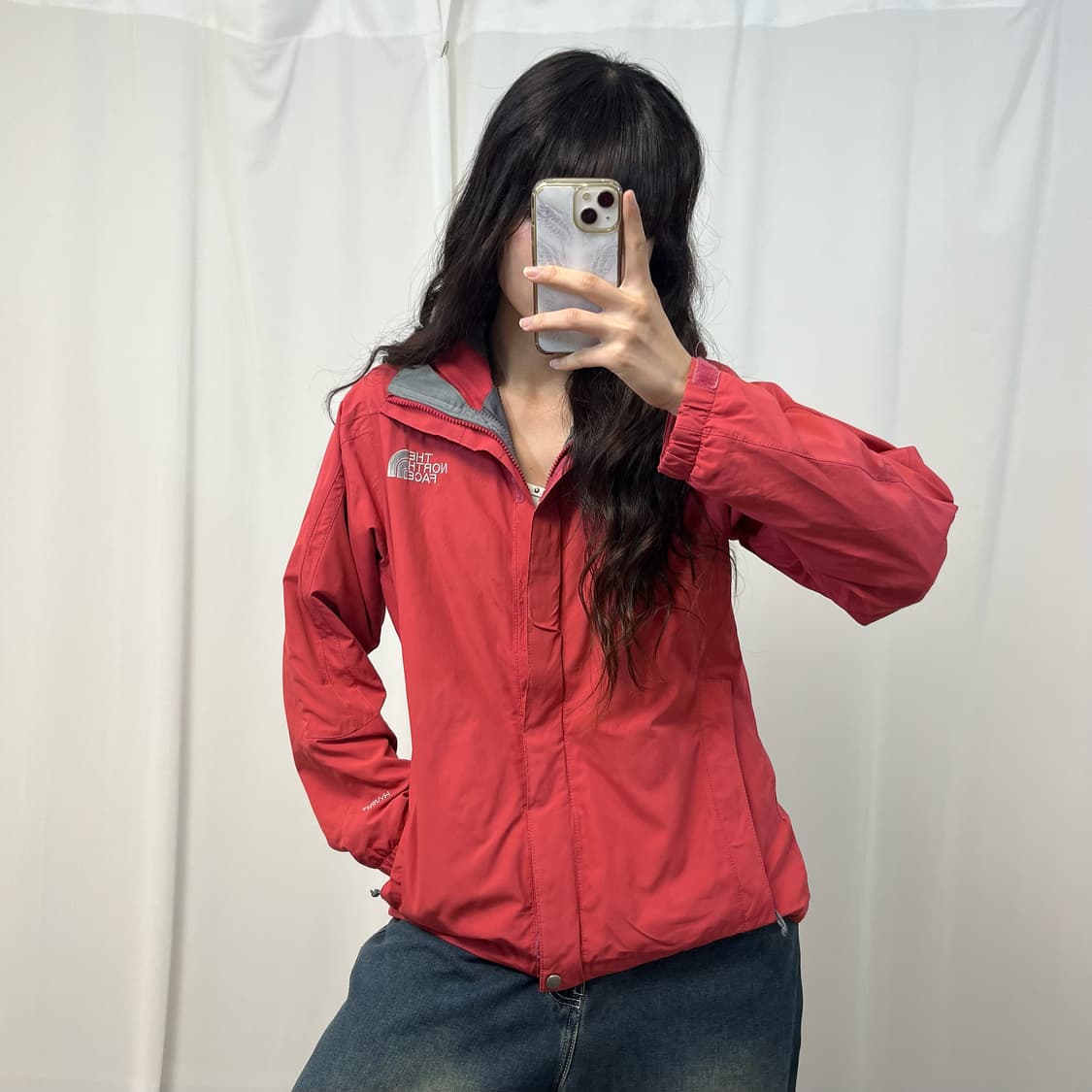 TheNorthFace pink windbreaker 상품이미지1