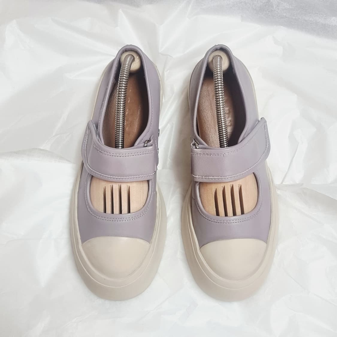 마르니 MARNI 플랫폼 스니커즈 메리제인 레더 가죽 슈즈(250/38) 상품이미지1