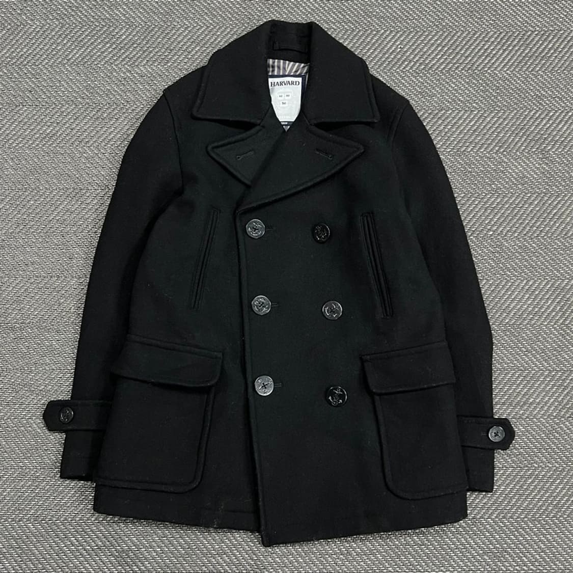 하버드 베이직 더블 울코트 v1236 상품이미지1