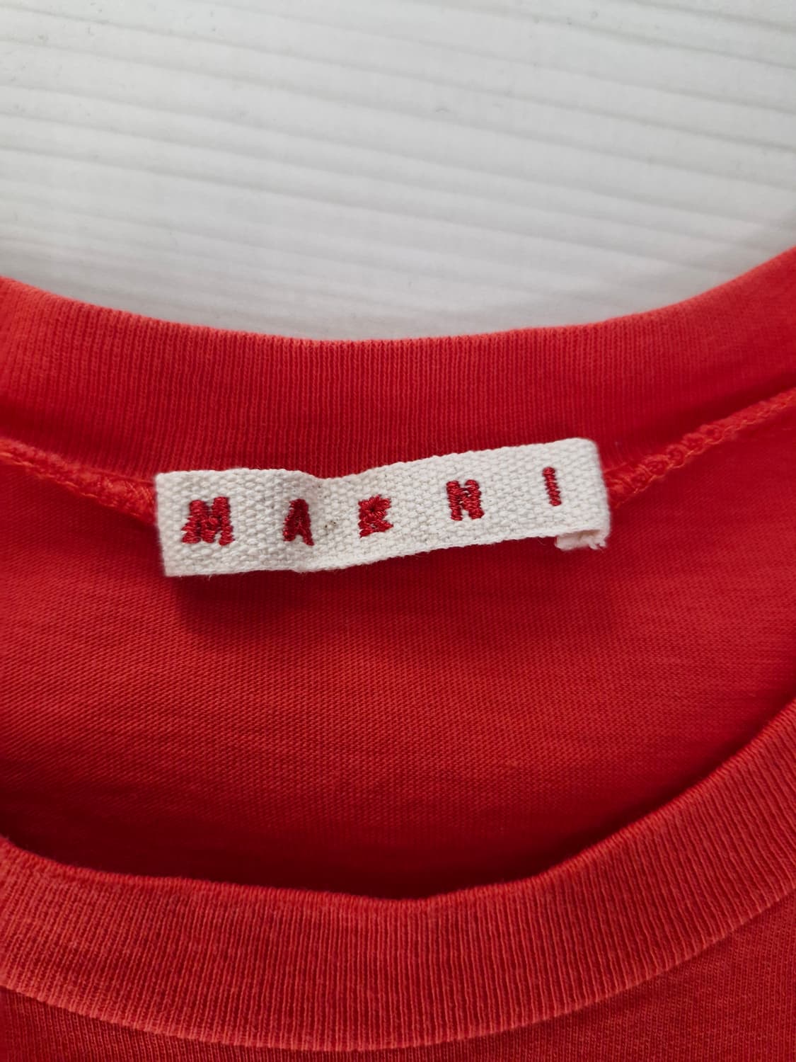 키즈]마르니 로고 저지 티셔츠 오렌지(14) 상품이미지6