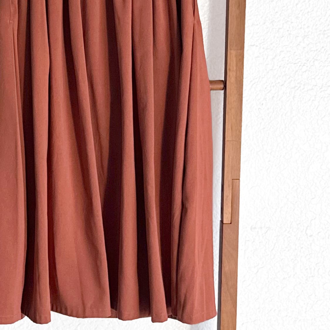 브릭 오렌지 플레어 스커트 상품이미지3