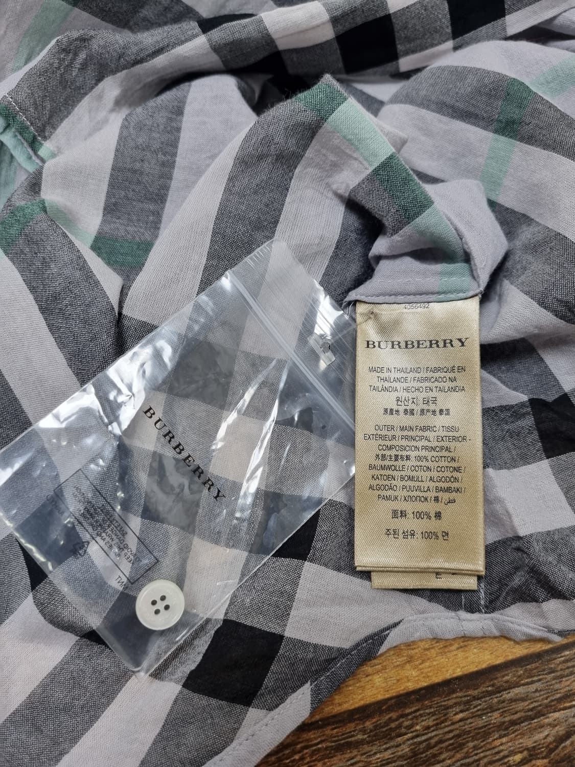 [uk8/66/정품] 버버리 그레이체크 블라우스 상품이미지7