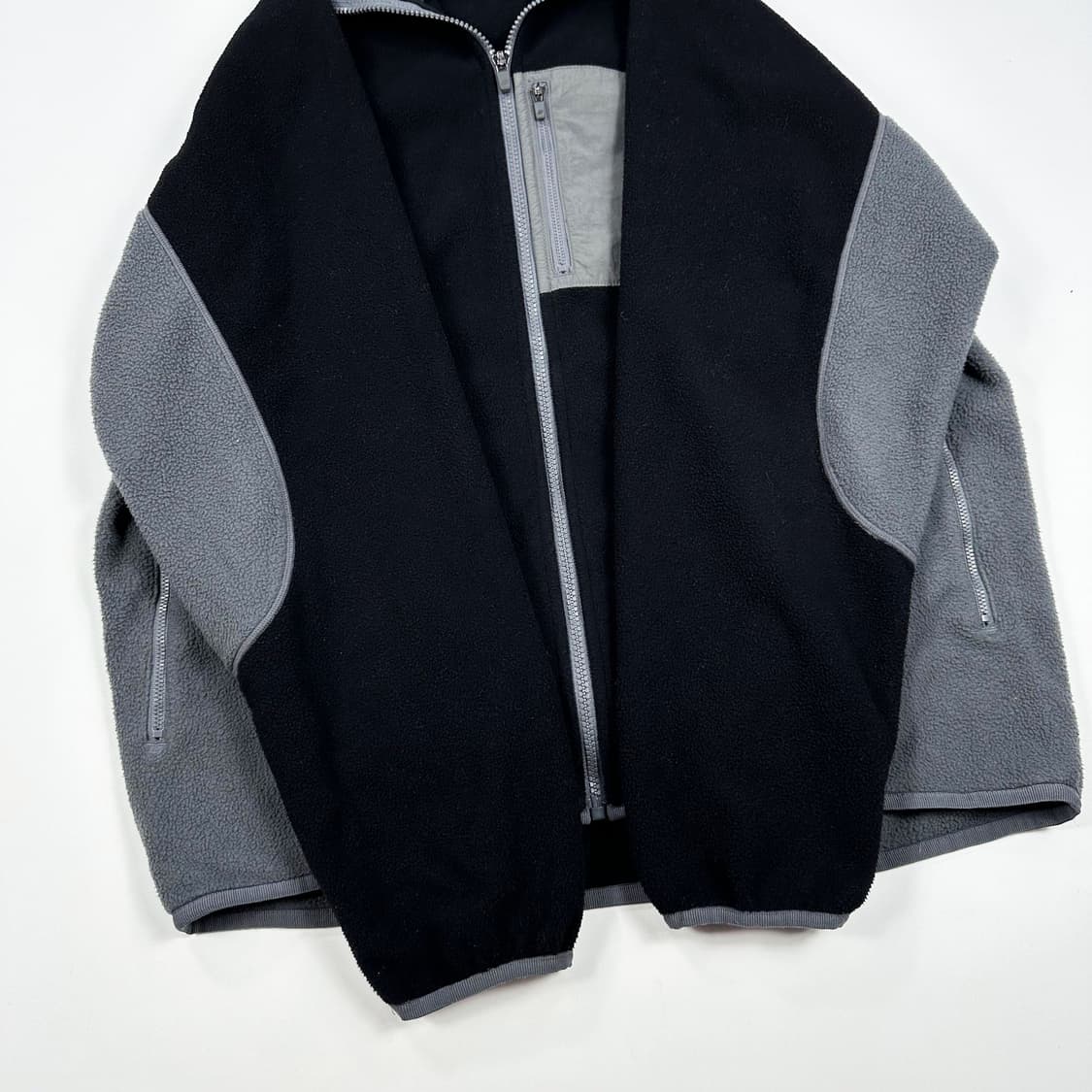 빈폴 스포츠 고프코어 플리스 후드집업 블랙 그레이 L 상품이미지4