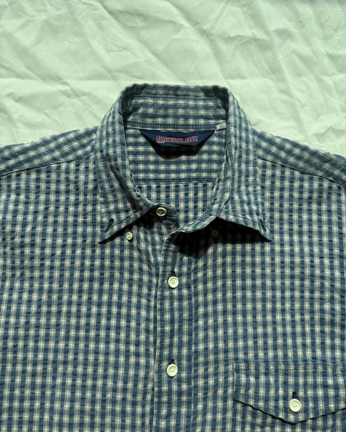 블루 패턴 셔츠티 상품이미지1