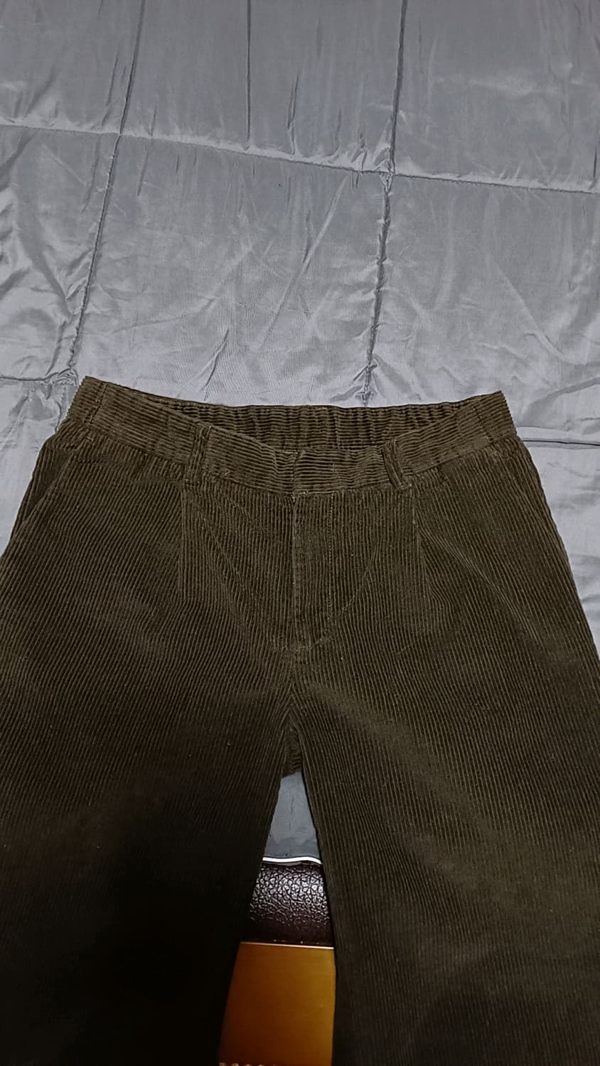 에잇세컨즈 코듀로이 와이드바지 32인치 기장105 상품이미지2