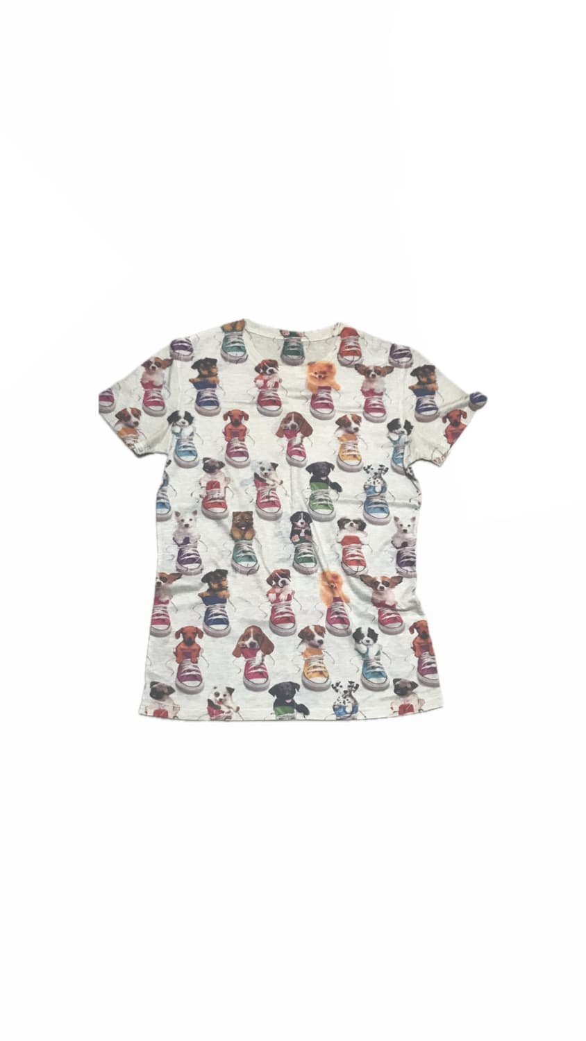 강아지 프린팅 티셔츠 상품이미지1