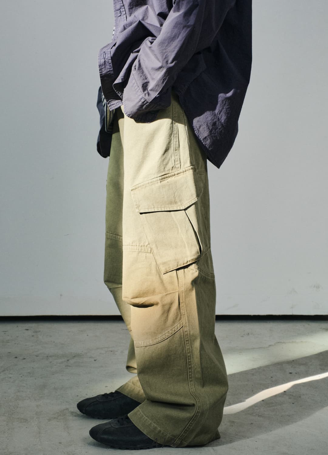 WASHED VERN CARGO PANTS (BEIGE) 상품이미지2