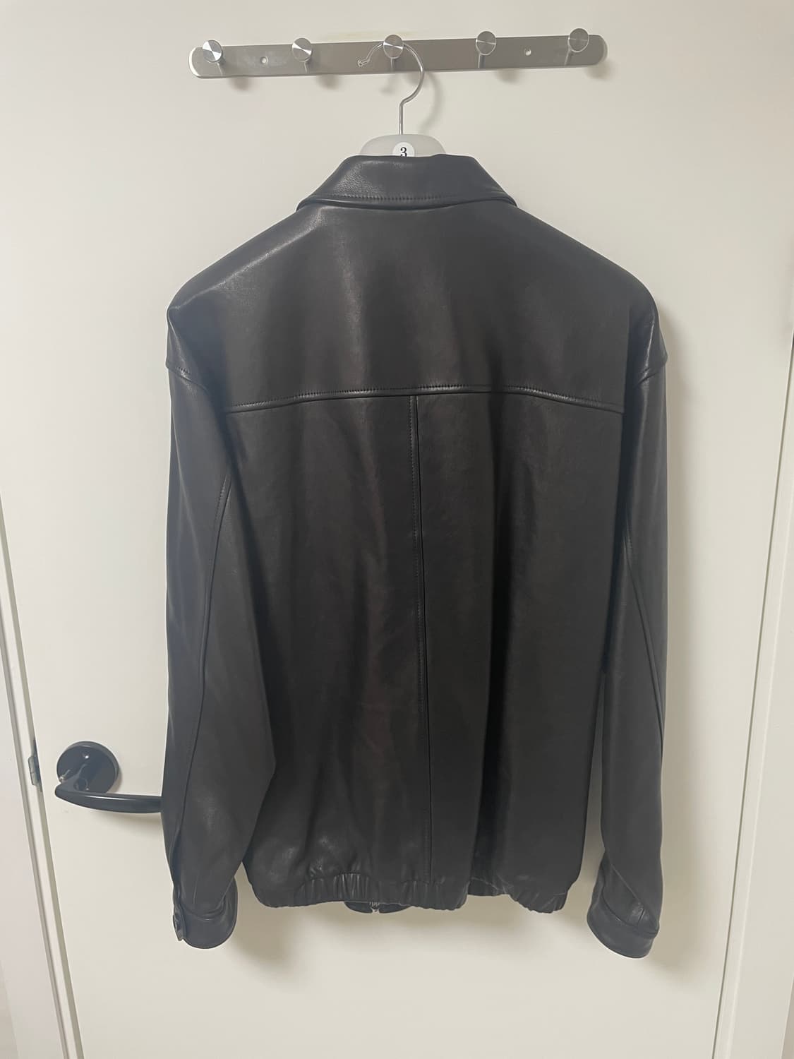 [3] 스테디에브리웨어 sew 레더 블루종 가죽자켓 상품이미지2