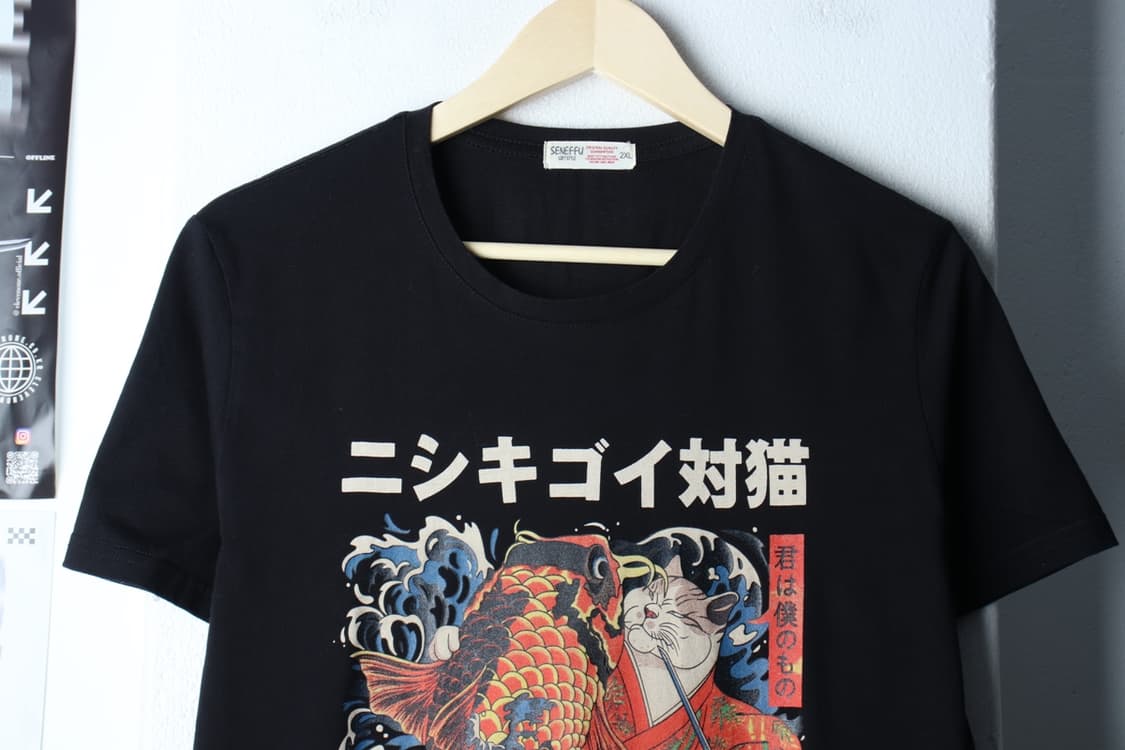(2XL) 브랜드빈티지 반팔 티셔츠 빅사이즈 재패니즈 스타일-7B71 상품이미지3