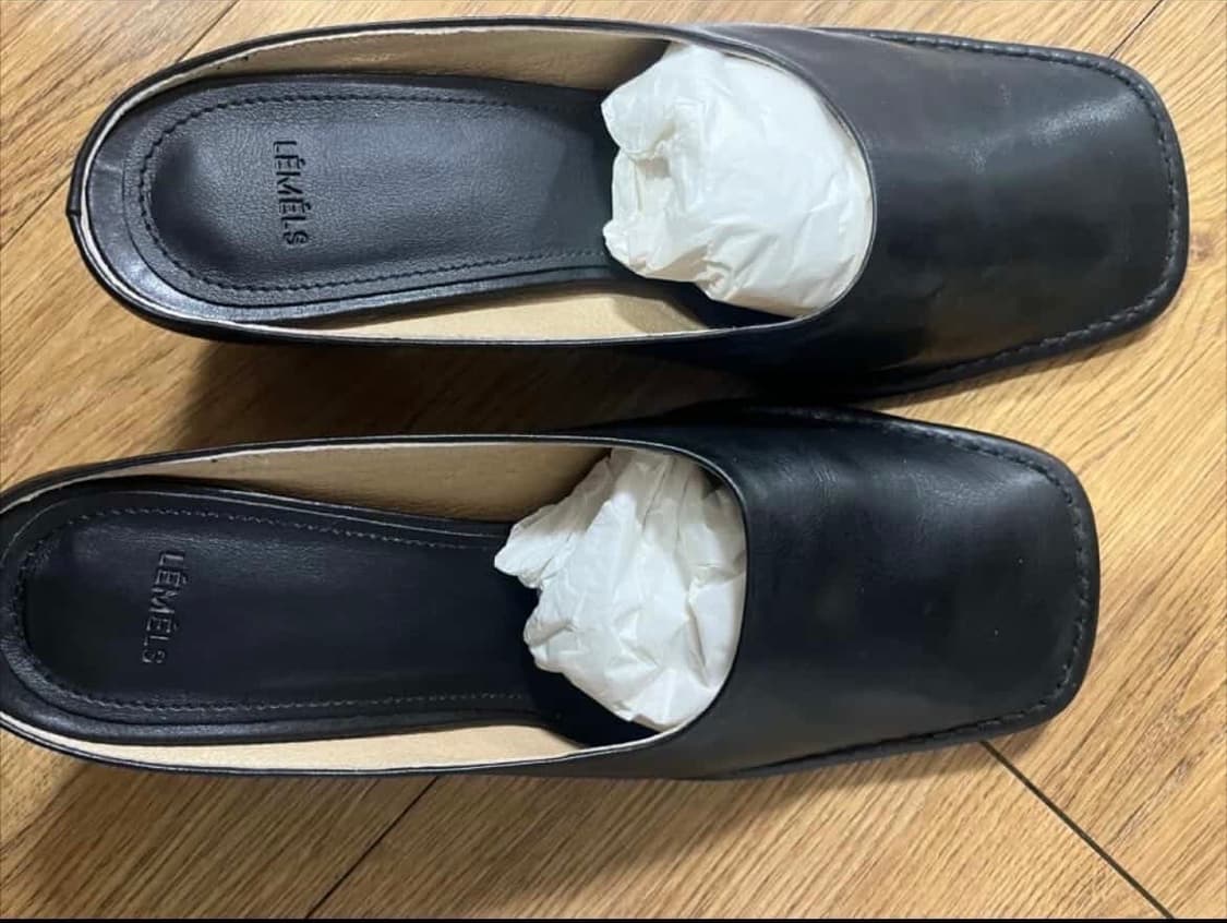 LEMELS IRIS MULE HEEL BLACK 37 상품이미지4