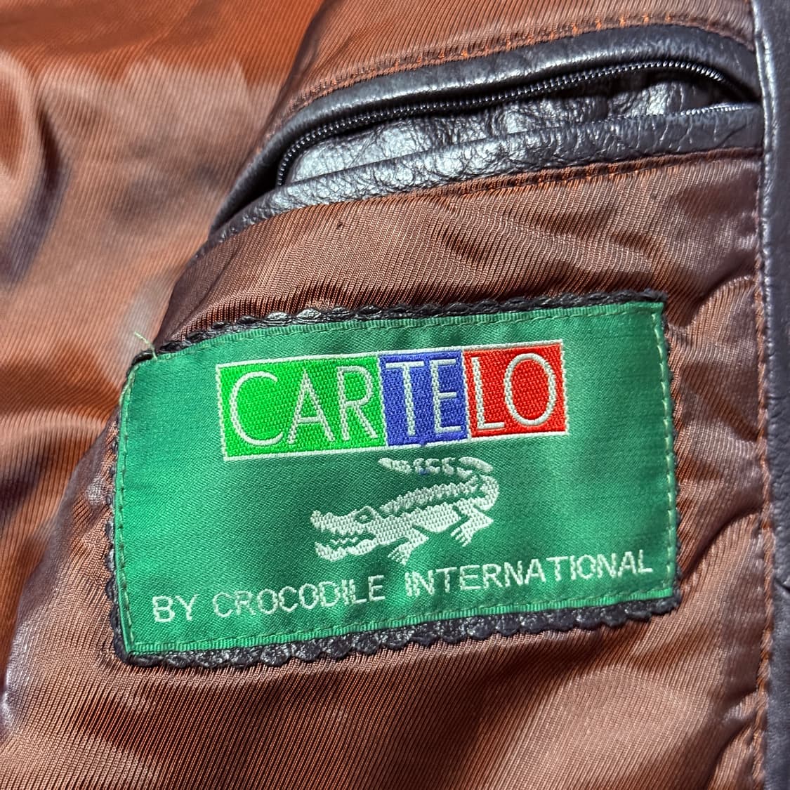 크로커다일 100% 쉽스킨 양가죽 리얼레더 A2 봄버 자켓 상품이미지9