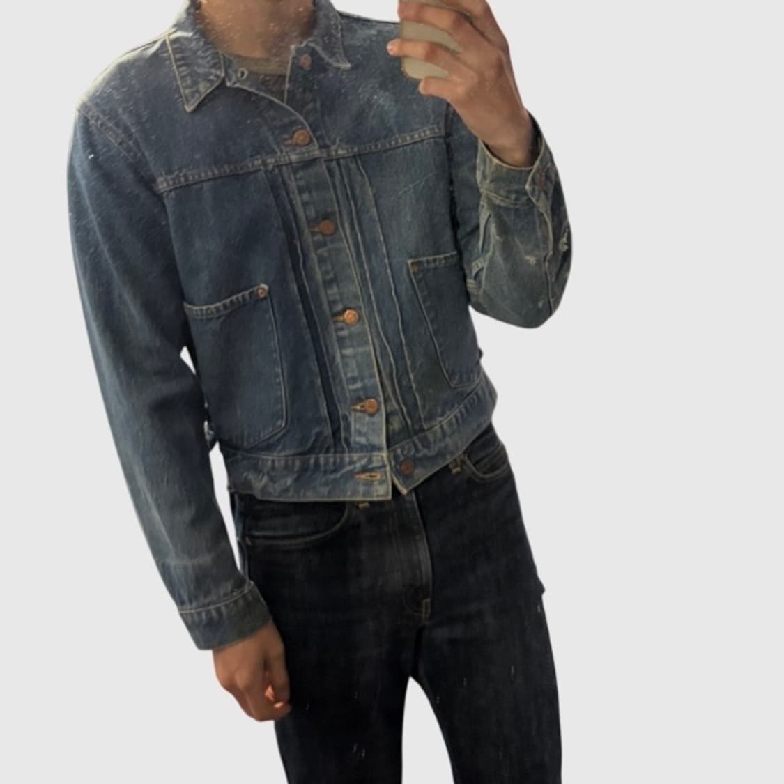 80s 폴로 웨스턴 2세대 데님 트러커 자켓 M 덩가리 상품이미지2