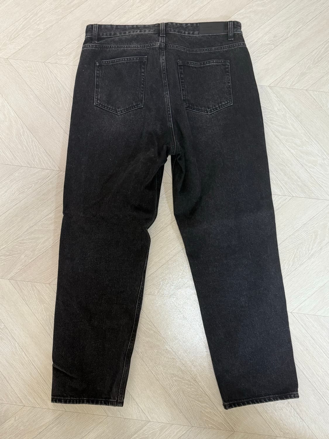 [XL] 드로우핏 유주얼 뉴 스트레이트 데님 팬츠 블랙 상품이미지2