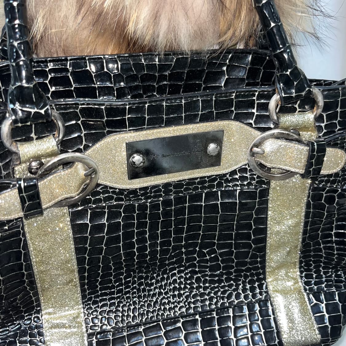 Vintage 글리터 파에톤 숄더백 상품이미지3