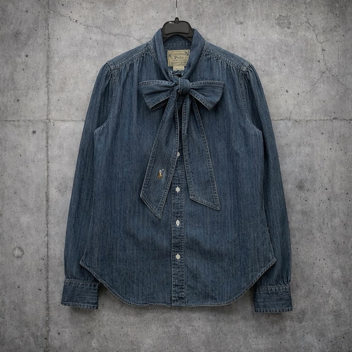 Polo Denim Ribbon Shirt 상품이미지1