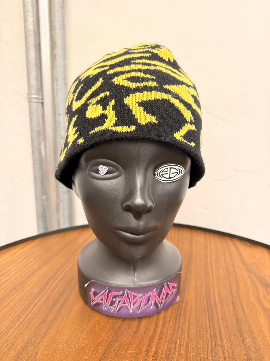 타이거 니트비니 블랙앤 엘로우 상품이미지4