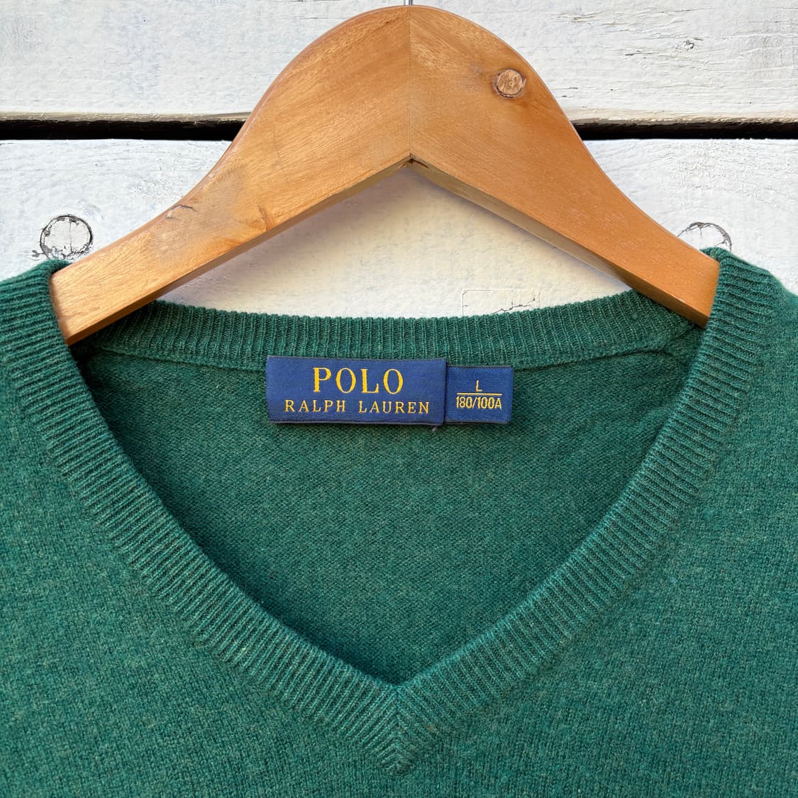 Polo 폴로 울 브이넥 니트 상품이미지4