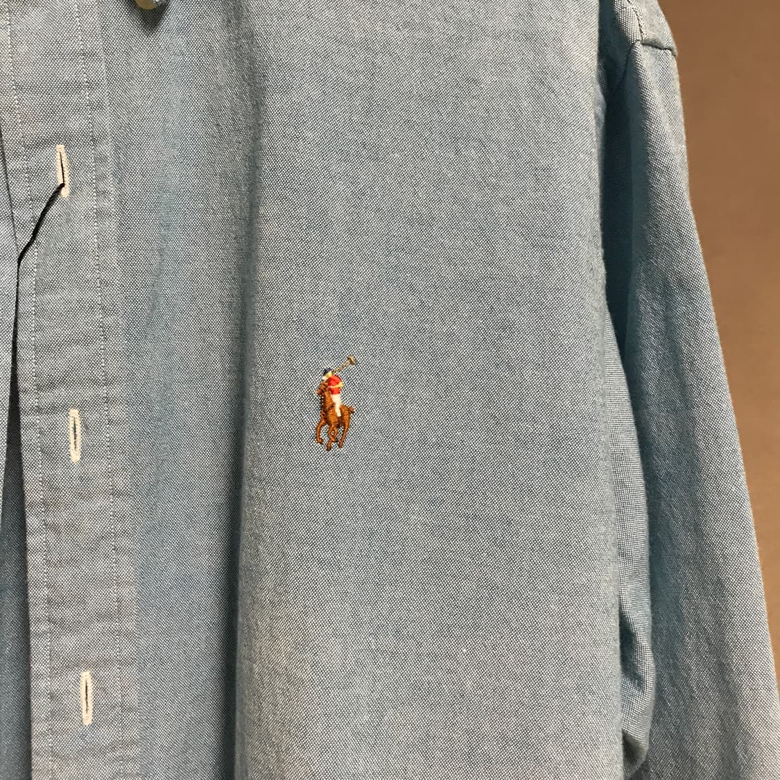 폴로 랄프로렌 스카이블루 셔츠 XL 상품이미지4