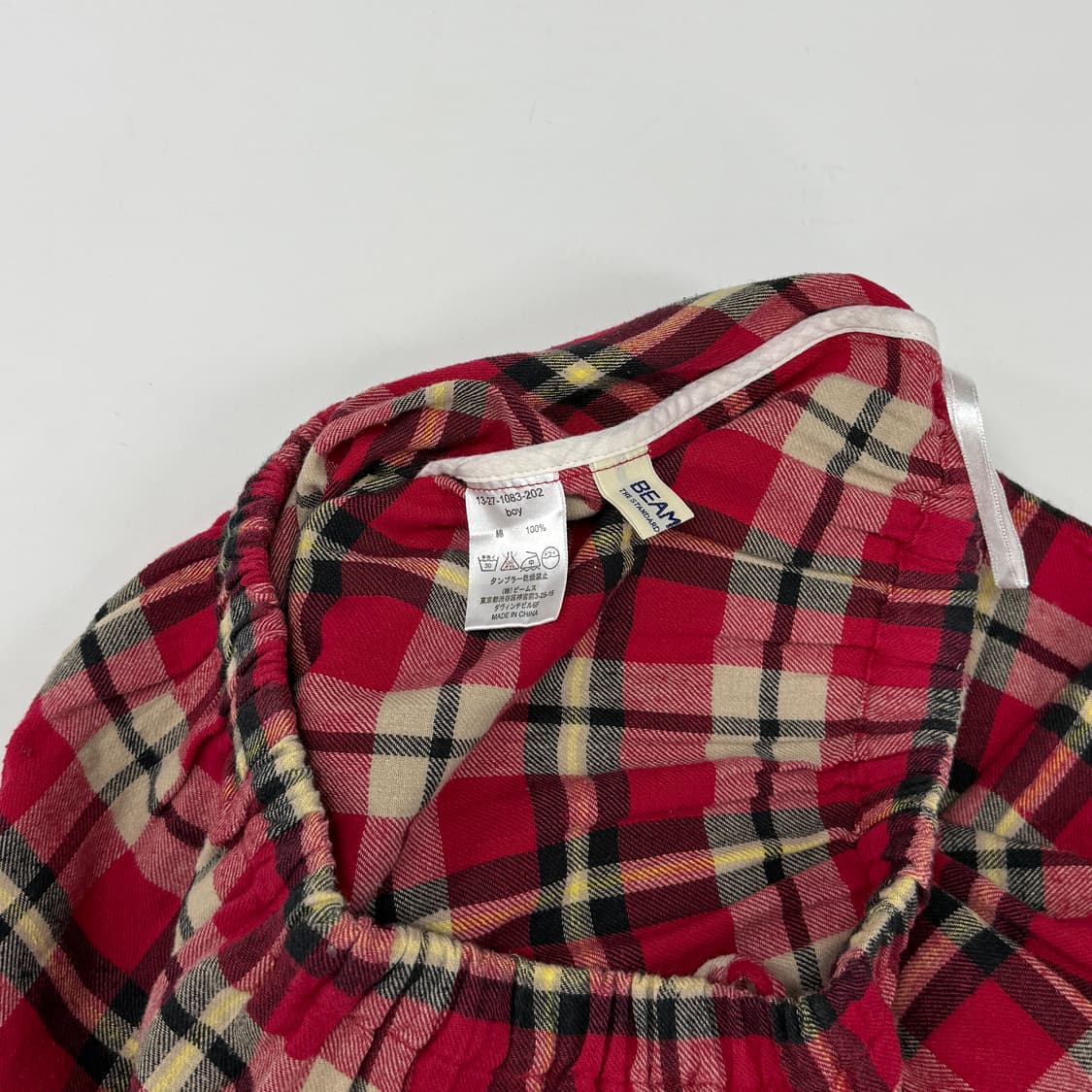 Beams Boy flannel tired skirt 상품이미지7