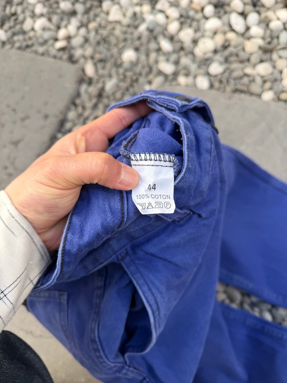 WASHED PURPLE BLUE OLD FRENCH 프렌치워크팬츠 상품이미지3