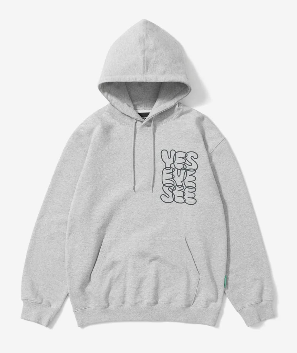 예스아이씨 후드 C-Logo Hoodie Grey 상품이미지1