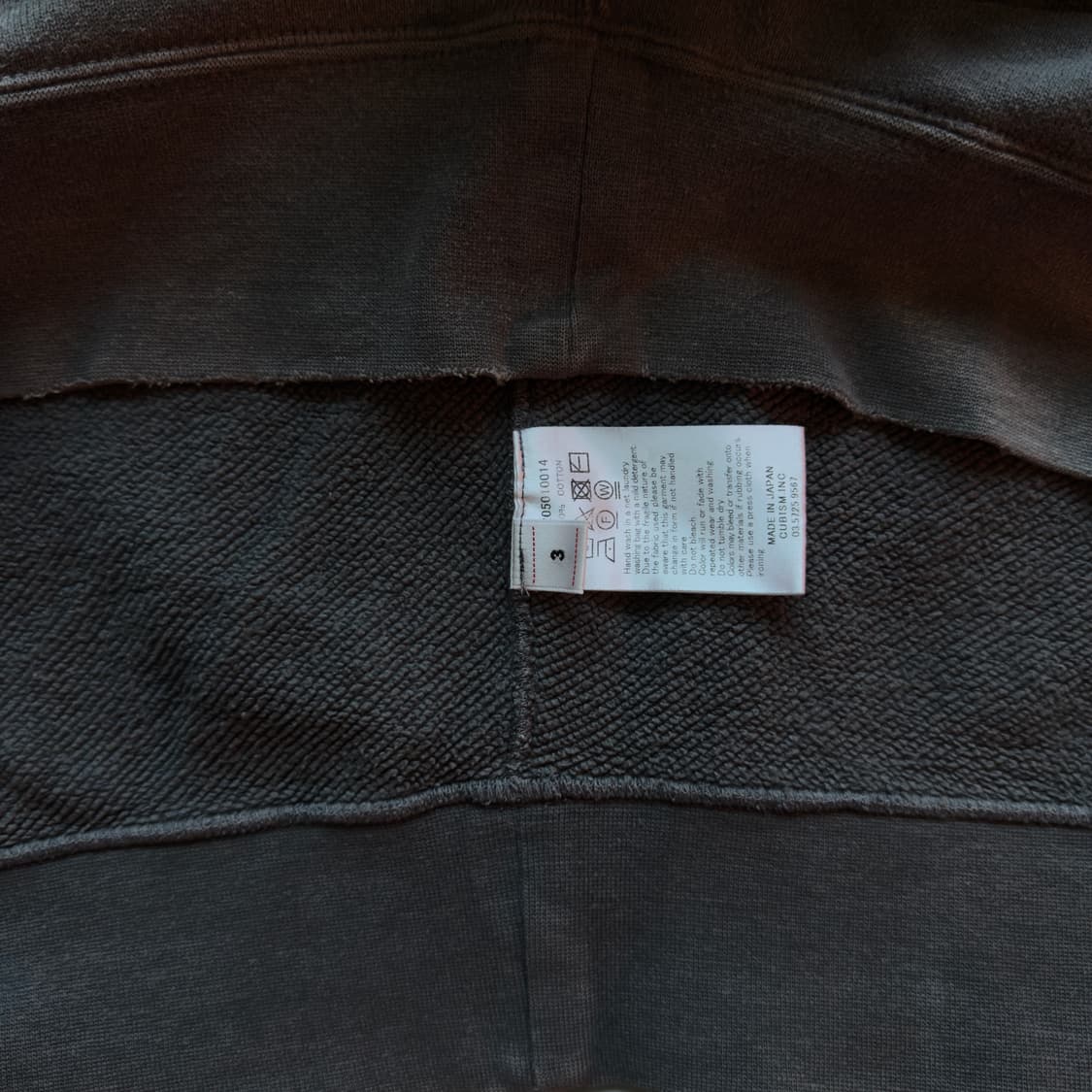 비즈빔 22AW 앰플러스 스웨트 크래쉬 블랙 상품이미지8