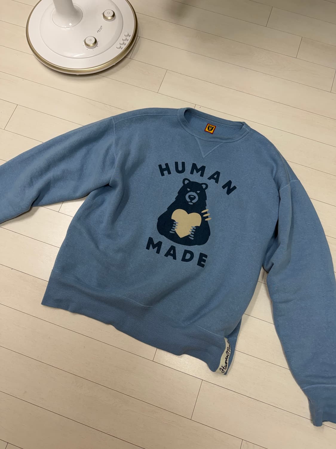 휴먼메이드 츠리아미 곰돌이 스웨트셔츠 XL 사이즈 상품이미지2
