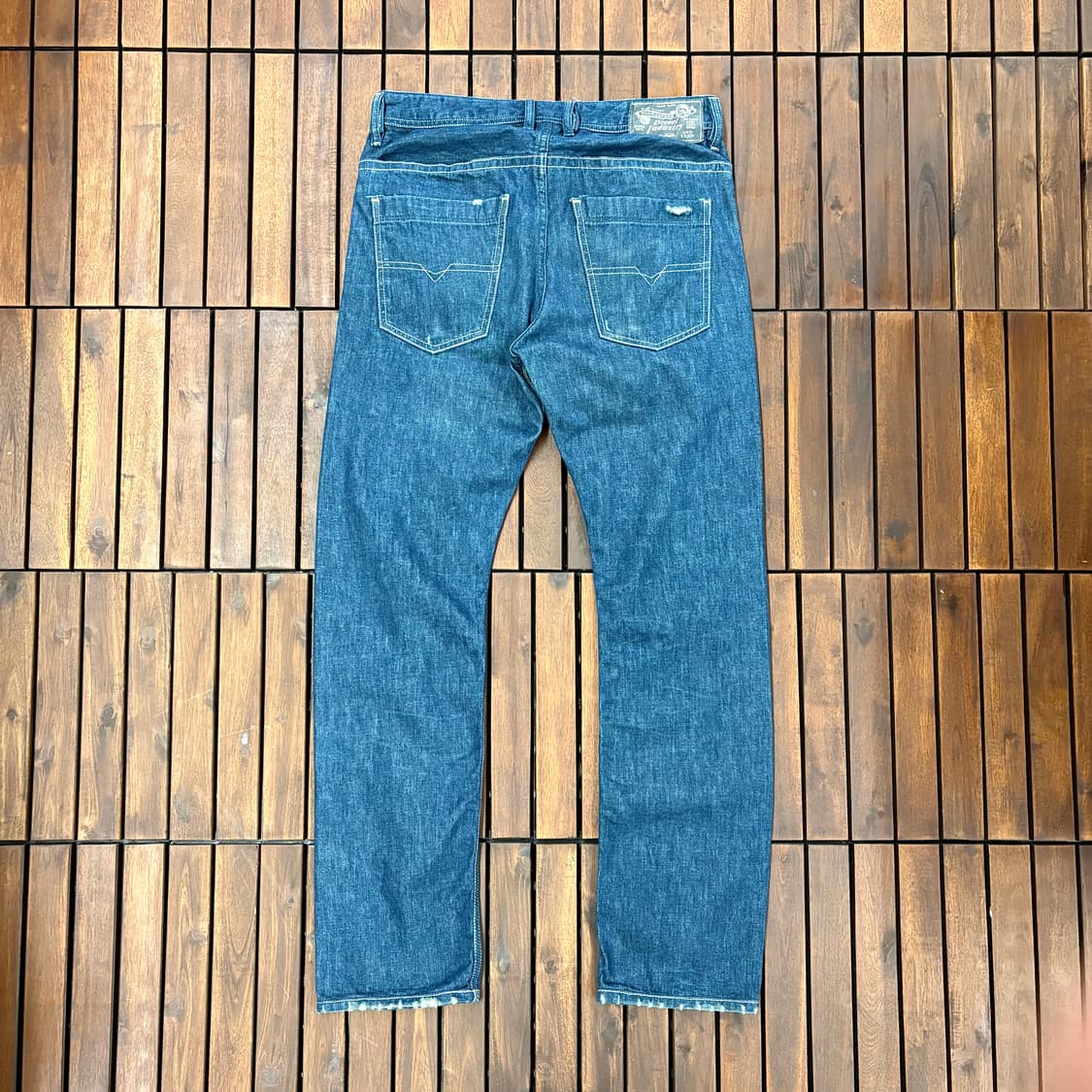 (28) 디젤 브래덤 데미지 생지 데님 팬츠 상품이미지3