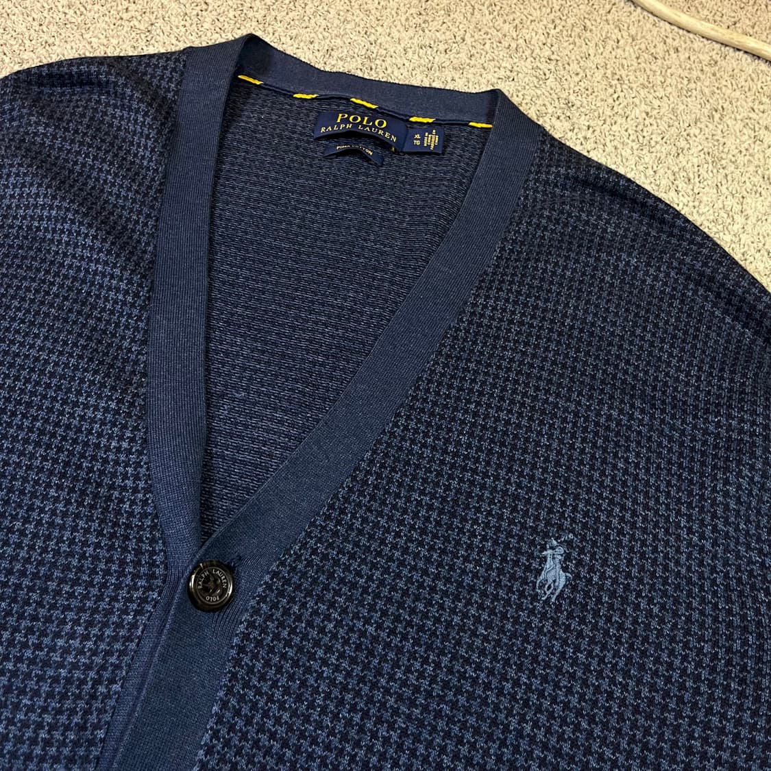 폴로 랄프로렌 피마코튼 니트 가디건 상품이미지2