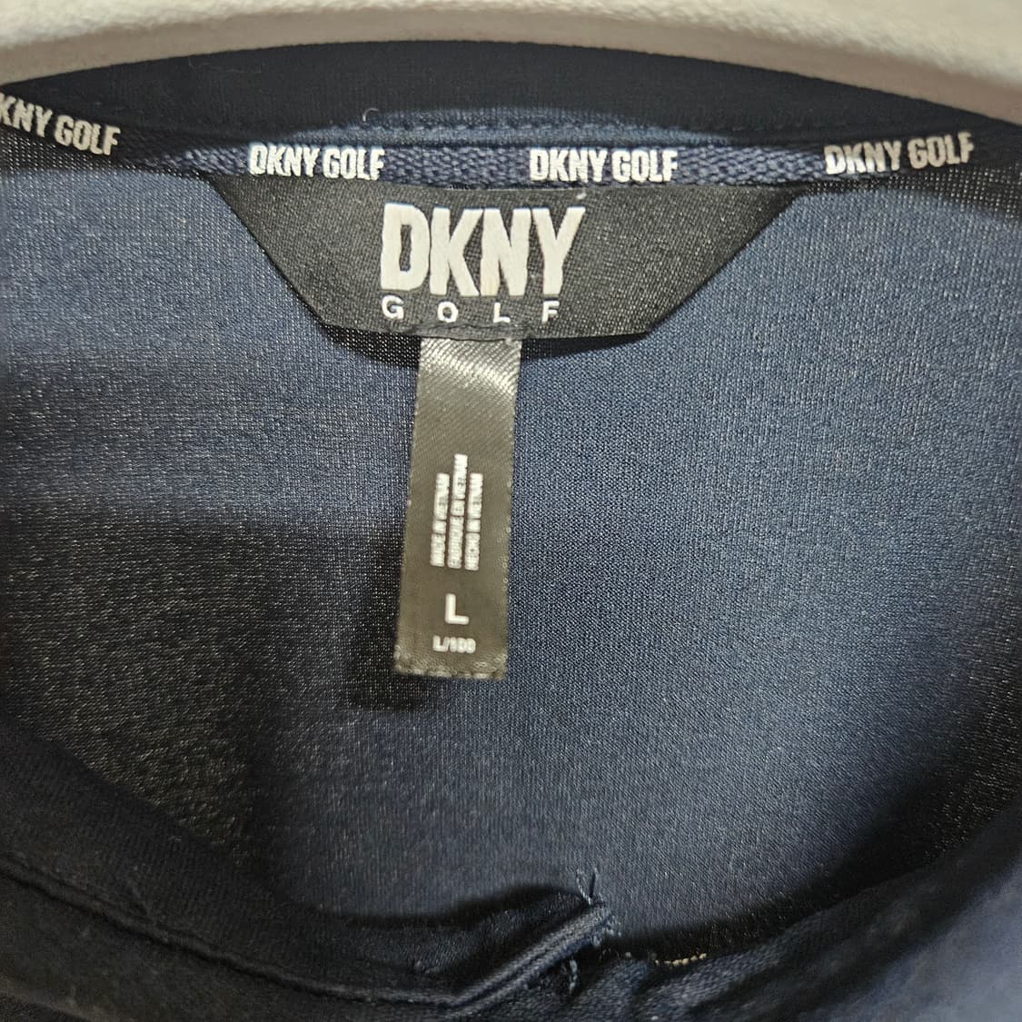 DKNY 골프 반팔 카라 티셔츠 L 상품이미지3