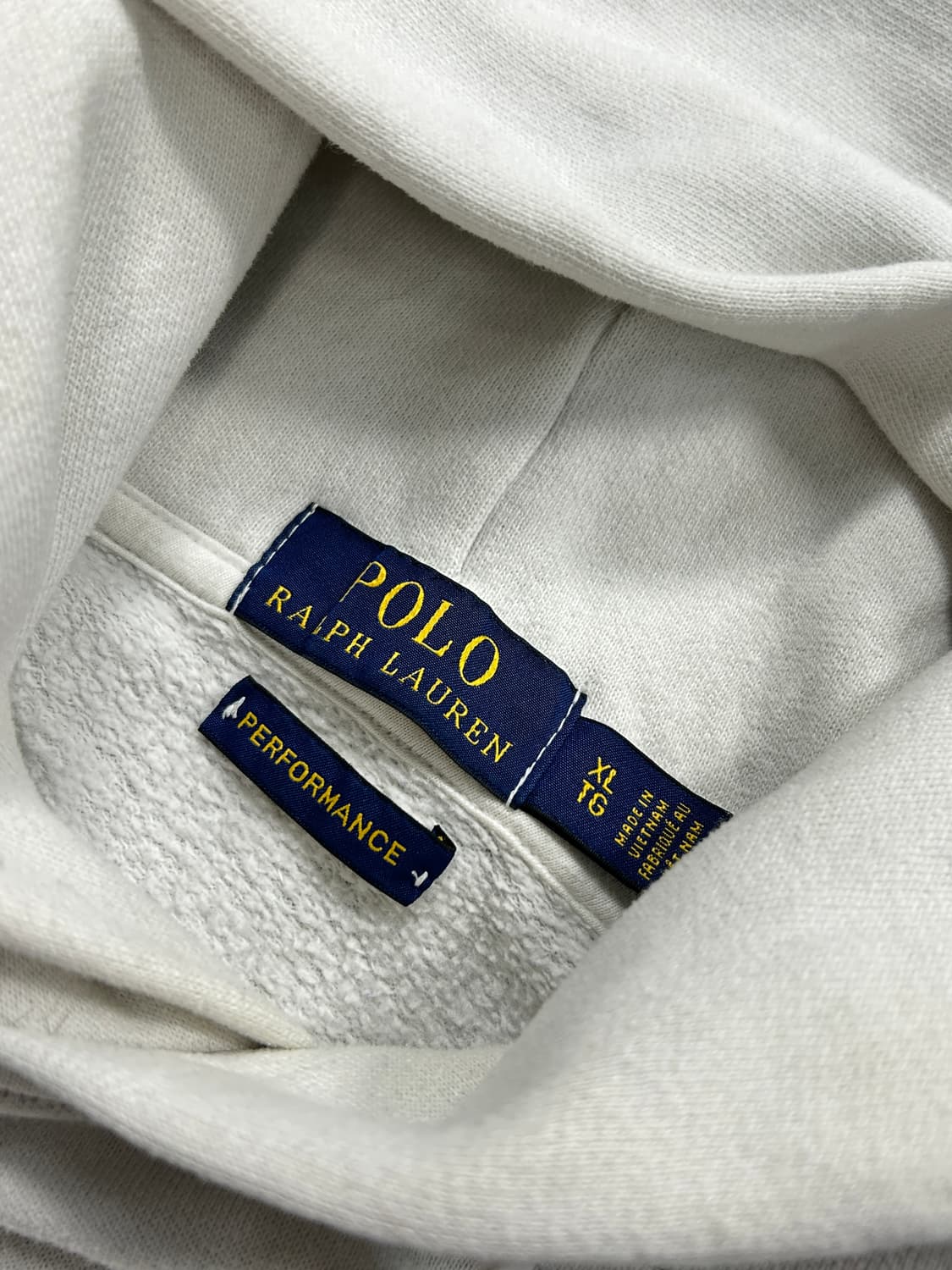 폴로 랄프로렌 포니 로고 화이트 후드티 XL  상품이미지9