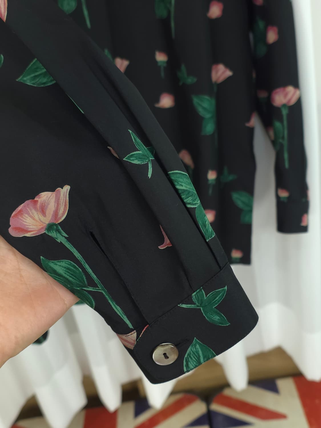 실크100% 블라우스 상품이미지5