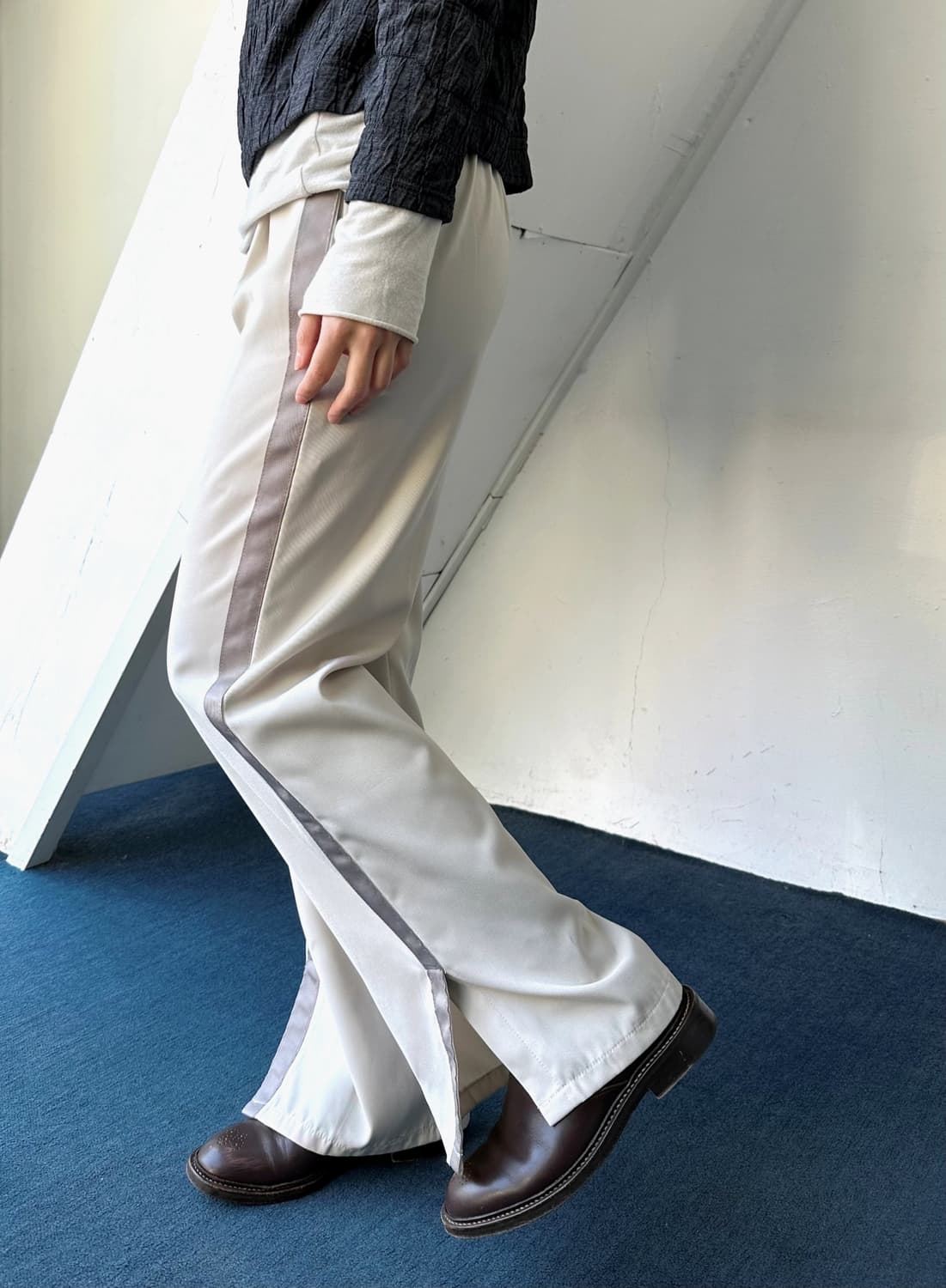 High gauge side line design easy trouser 상품이미지8